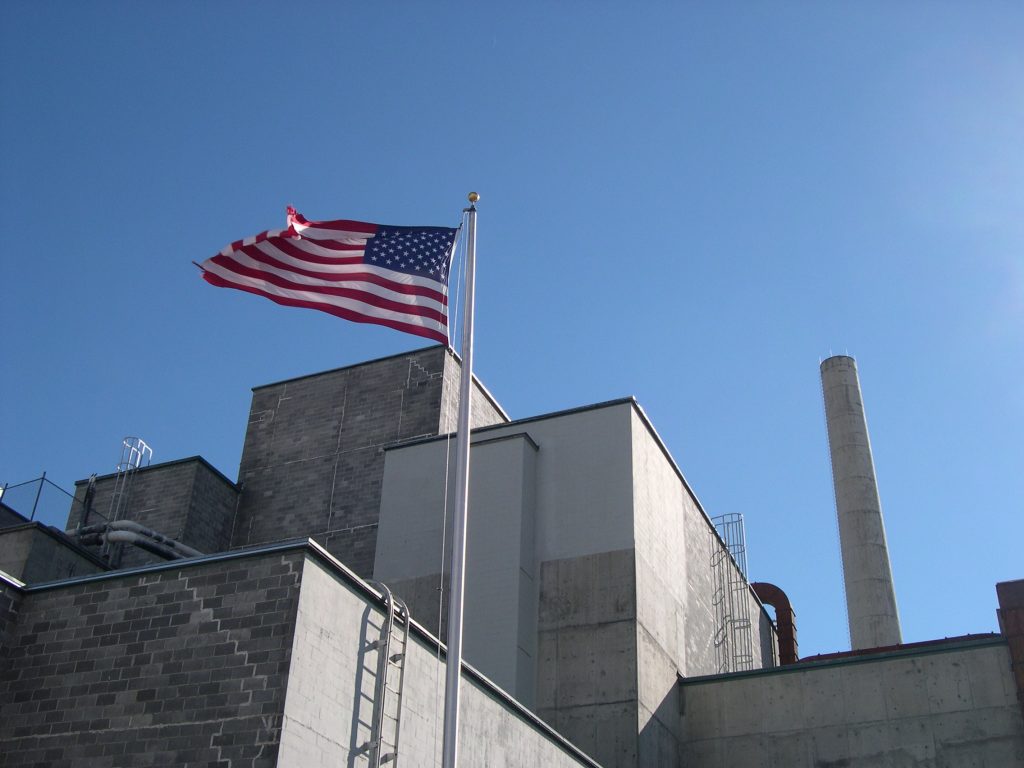 The first large-scale nuclear reactor in history, the B-Reactor, in Hanford, Washington